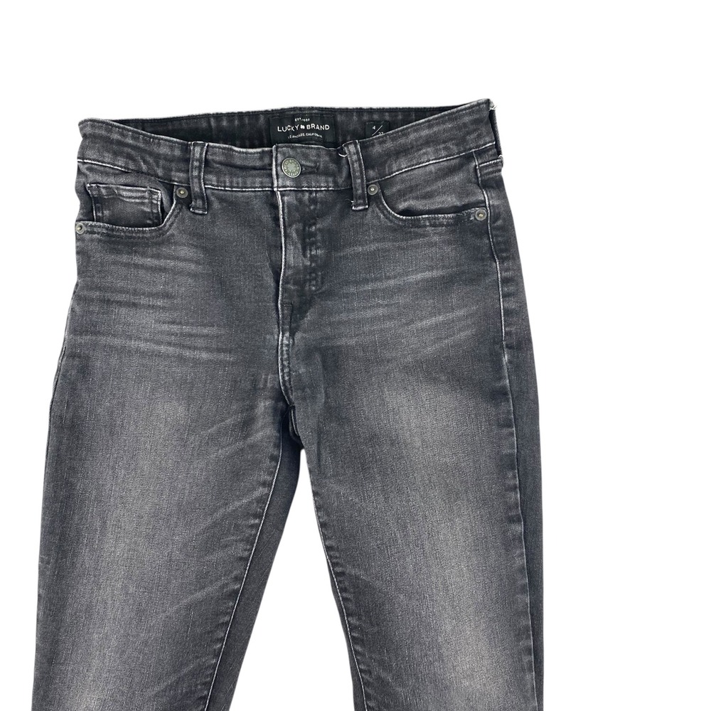 Lucky Brand Womens Jeans Gray Skinny Fit Size 4 27 - Picture 2 of 10